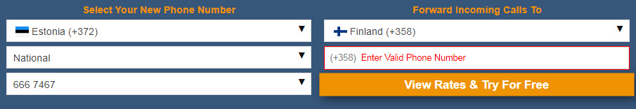 Estonia Virtual Phone Number Database