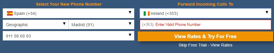 Spain Virtual Number Enables Call Forwarding To Any Mobile Phone 